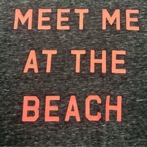 Old Navy Charcoal Tee with vibrant orange Graphic